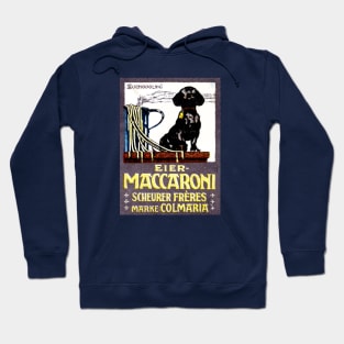 1910 Dachshund and Macaroni Hoodie